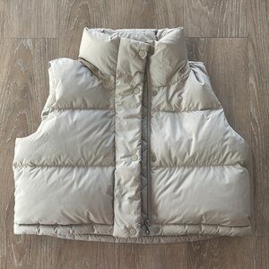 lululemon athletica Cream Puffer Vest